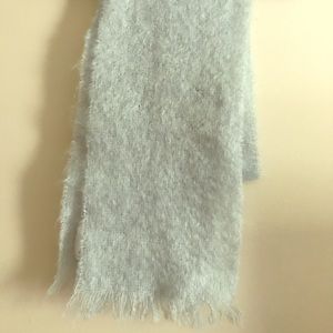 Pale Blue Authentic Irish Mohair & Wool Scarf